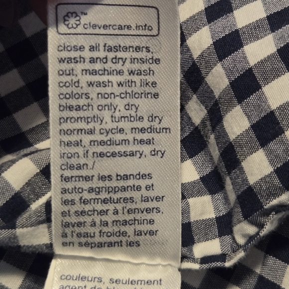 Tommy Hilfiger Men Classic Fit Stretch Navy Blue Plaid Button Down Shirt Size XL - Picture 8 of 10